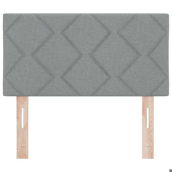 vidaXL Sänggavel Ljusgrå 80 cm tyg 42007202