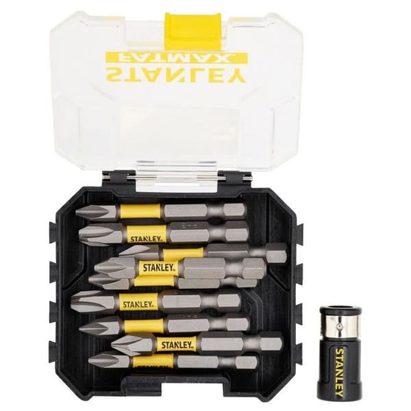 Set med bitar - STANLEY - FATMAX STA88564-XJ - 50 mm - PH - 10 delar