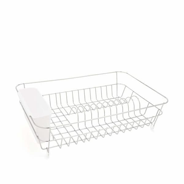 Simplywire Bestickavlopp - BMWP032 - Rostfri Diskavlopp - Krom med vit bestickhållare