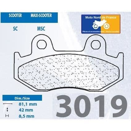 Bromsklossar Carbone Lorraine typ 3019 SC