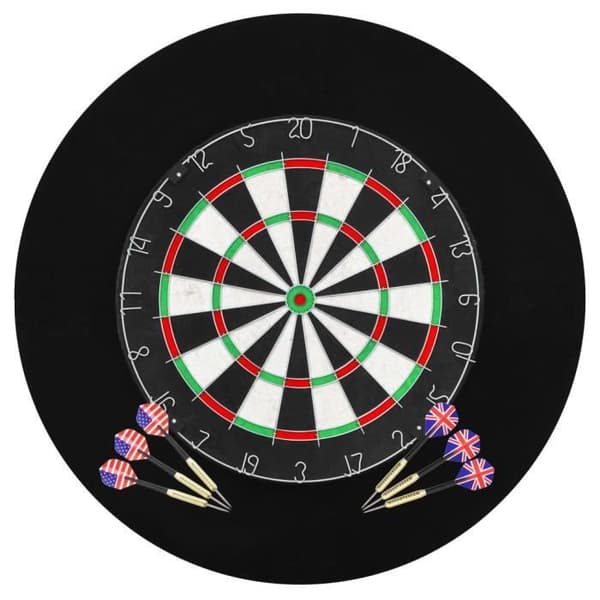vidaXL Professional Sisal Target Set med 6 pilar