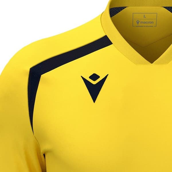 Maillot Macron Wyrm - gul/marin