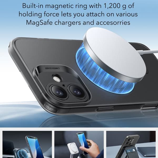 MagSafe-skal ESR Zero HaloLock för iPhone 16 Plus - Frosted Black