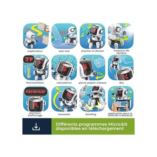 Robotsats - VELLEMAN - KSR20 - Vit - Blandat - Vuxen