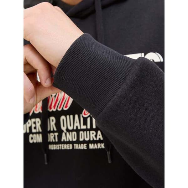 Jack & Jones logotröja med huva