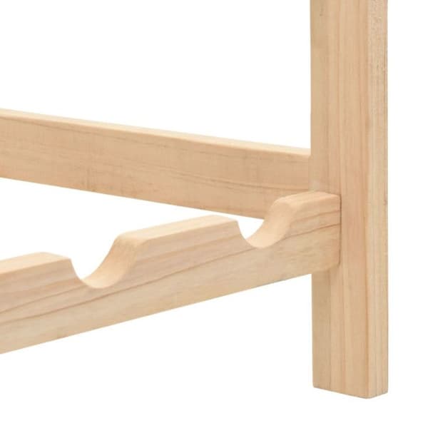 Flaskställ - VidaXL - Cederträ - 57,5 x 28 x 102 cm - 48 flaskor