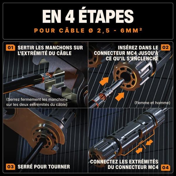 Pince a sertir Baurix - CR3S