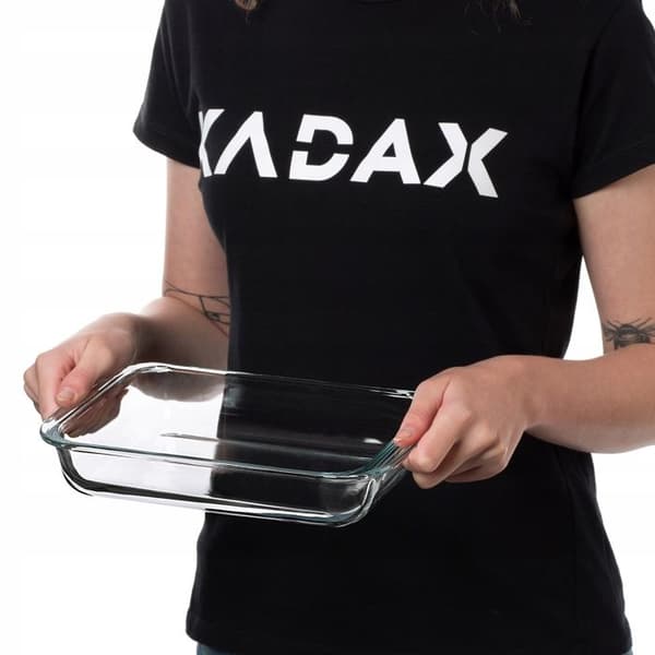 Rektangulär ugnsform i borosilikatglas KADAX 1 L