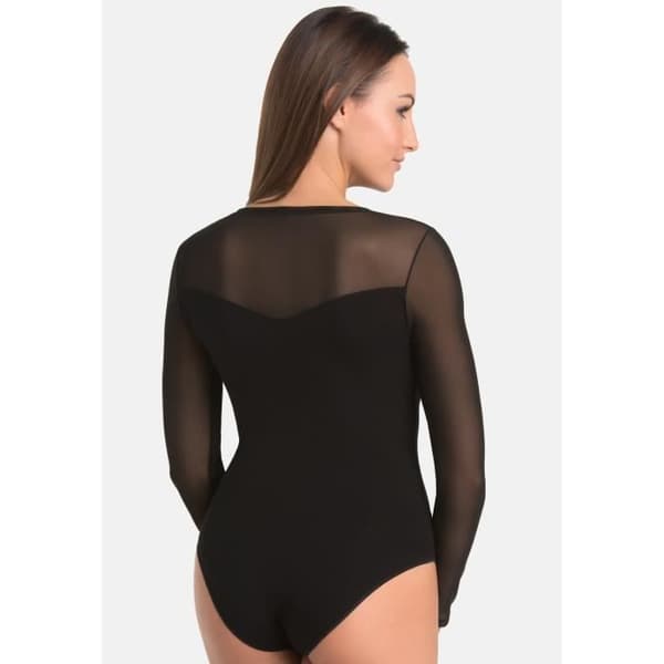 Teyli bodysuit i viskos med tillagd mesh Willow