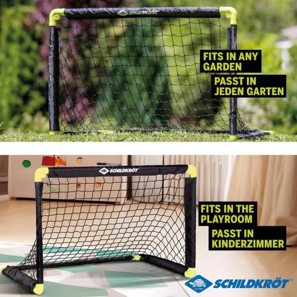 Fotbollsmål - Fällbart - SCHILDKRÖT - 90 x 60 x 60 cm