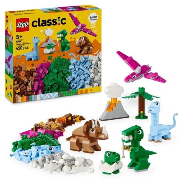 LEGO Classic 11041 Creative Dinosaurs - Byggleksak inklusive T-rex