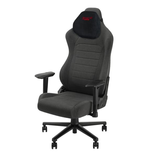 Spelstol - ASUS - SL201C ROG Aethon - Höj-och sänkbart - Vadderade armstöd - Grått tyg