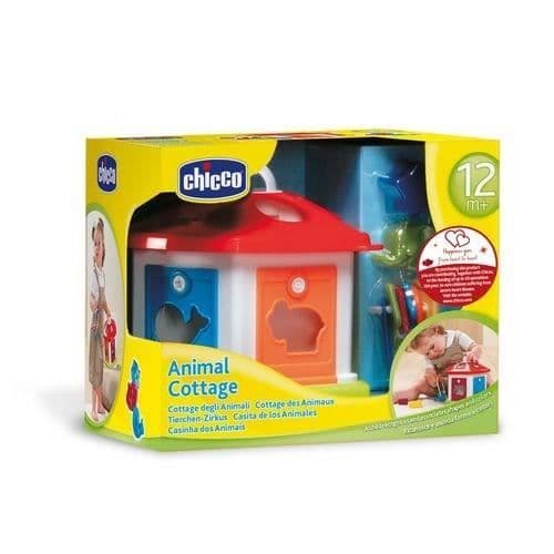 CHICCO Formsorter Stuga för Djur 3 i 1