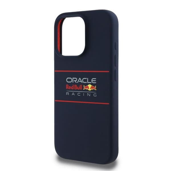 Mobilskal - RED BULL RACING - iPhone 16 Pro Max - Silikon - Centrerad logga - Robust