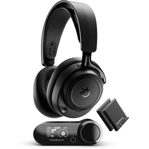Spel Headset - STEELSERIES - Arctis Nova Elite - Trådlös - 96 kHz/24 Bit - Svart