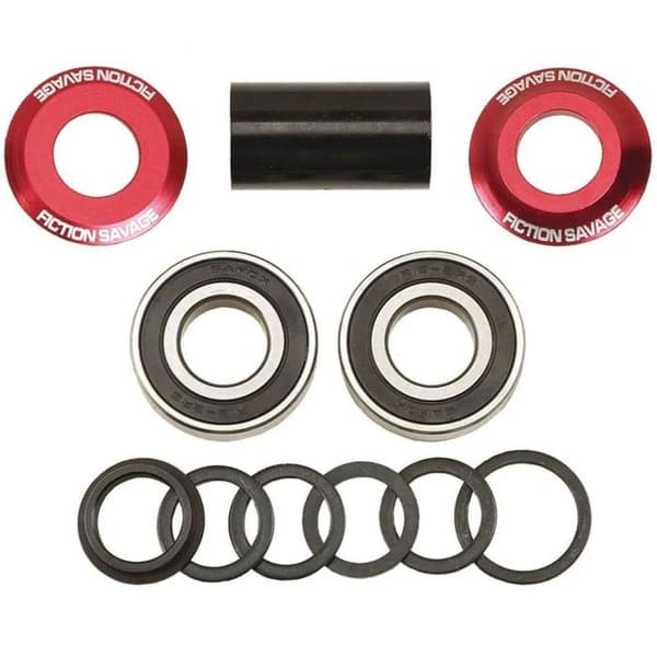 Fiction Bikes Savage vevhus - röd - Röd - 19 mm