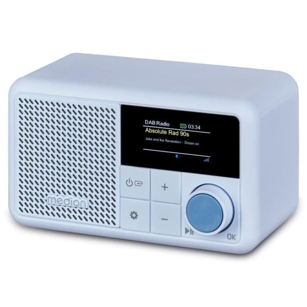 Mini Radio - MEDION - DAB/FM - Mono 2W RMS - Blå