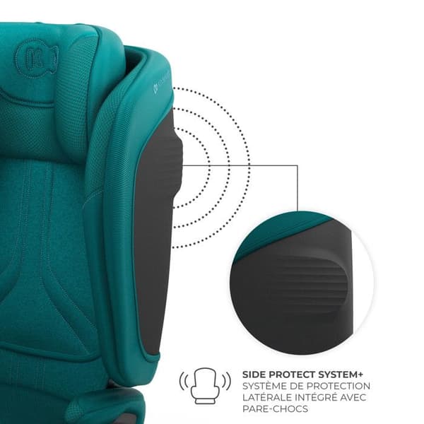 Barnstol - KINDERKRAFT - UNITY 2 - Grupp 2/3 - 100-150 cm - Isofix - Justerbar