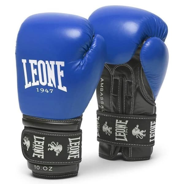 Boxningshandskar - Leone Ambassador - Buffelskinn - 12 oz - Roll Gripp