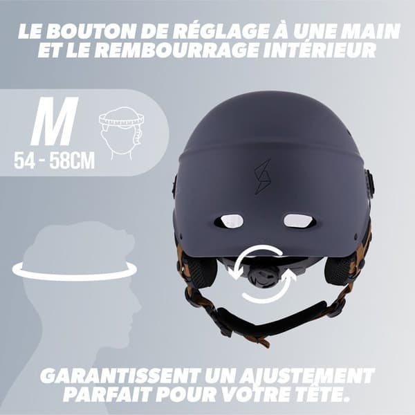 Skyddshjälm - T'NB - Visir - Storlek M - Repfria visir - Optimal ventilation