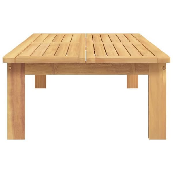 vidaXL Trädgårdsbord 100x60x30 cm solid akaciaträ 365851