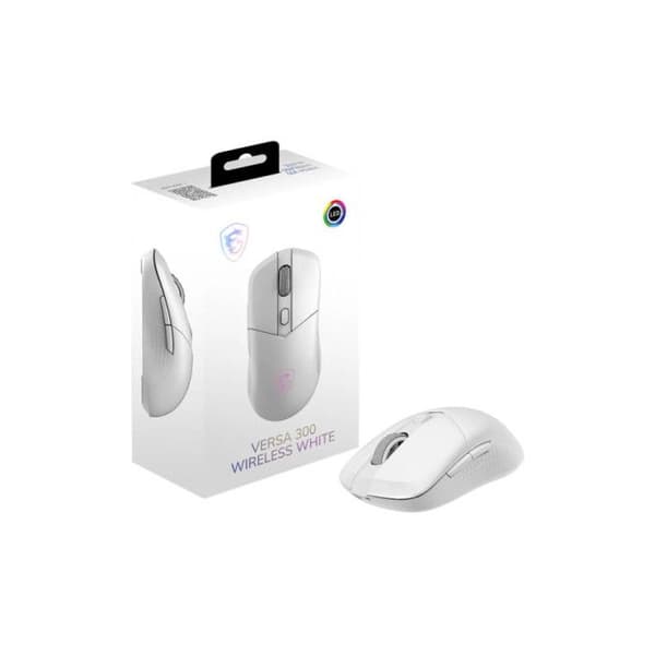 Trådlös mus - MSI - Versa 300 - 8000 DPI - Bluetooth - USB Typ-C - Högerhänt