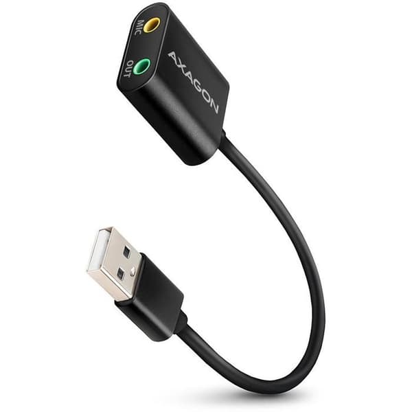Ljudadapter - AXAGON - ADA-12 - USB 2.0 - Stereo - 15 cm