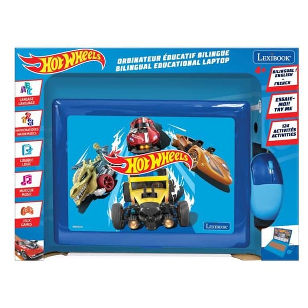 Bilingual educational laptop Hot Wheels (FR/EN)