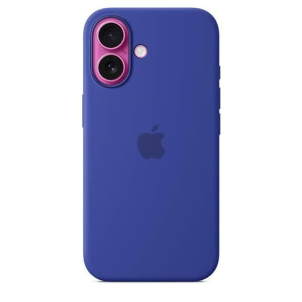 APPLE iPhone 16 - Siliconfodral med MagSafe - Ultramarine
