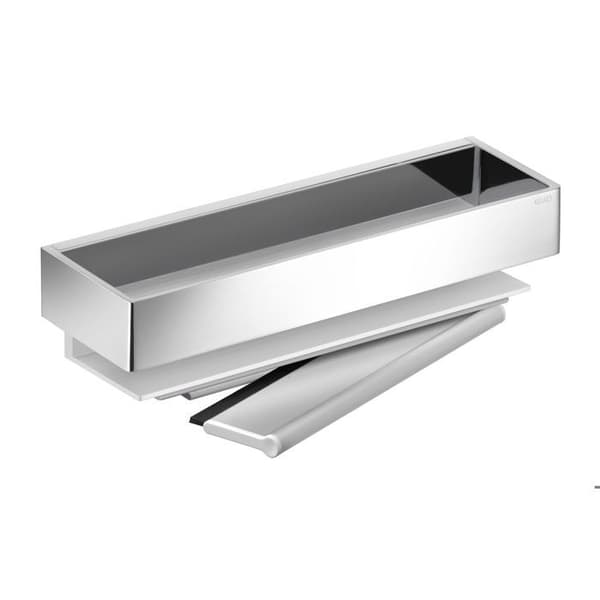 Svamphållare EDITION 11 - Aluminium silver anodiserad / krom