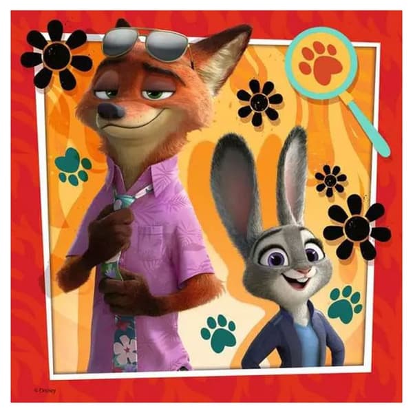 Pussel 3 x 49 bitar Ravensburger Disney Zootopia