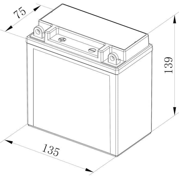 Bosch FA103 - Motorcykelbatteri AGM - 12V 100A 9Ah