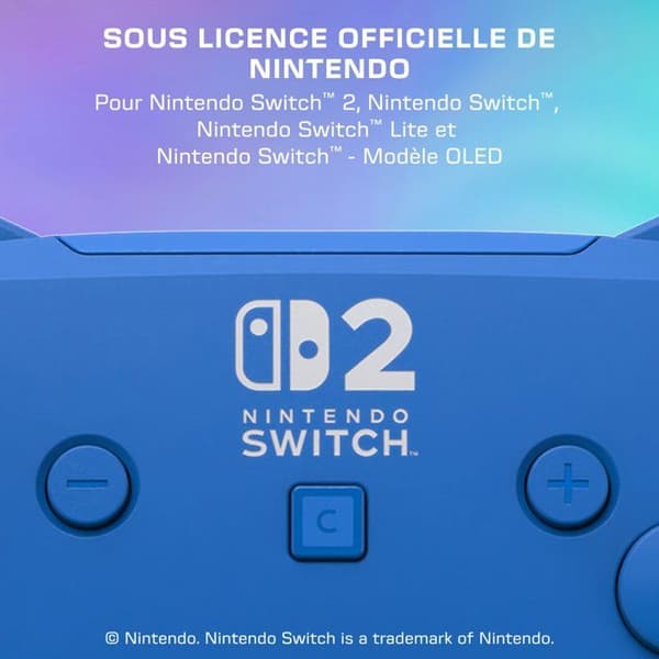 Trådlös RGB-spelkontroll - TURTLE BEACH - Afterglow Wave för Nintendo Switch 2 - Blå