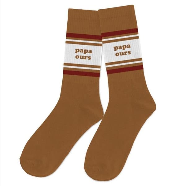 BRUN COTTON SOCKS PAPA BJÖRN MAN