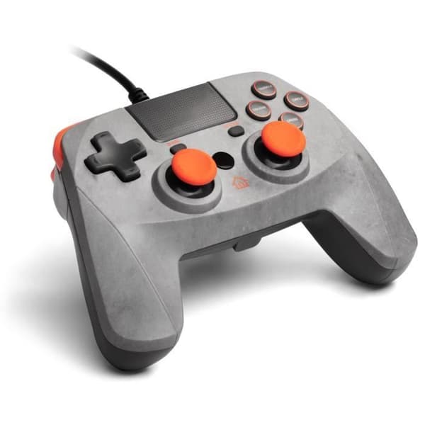 Gamepad - SNAKEBYTE - Manette 4S Rock - Färgad - Vibration - Grå