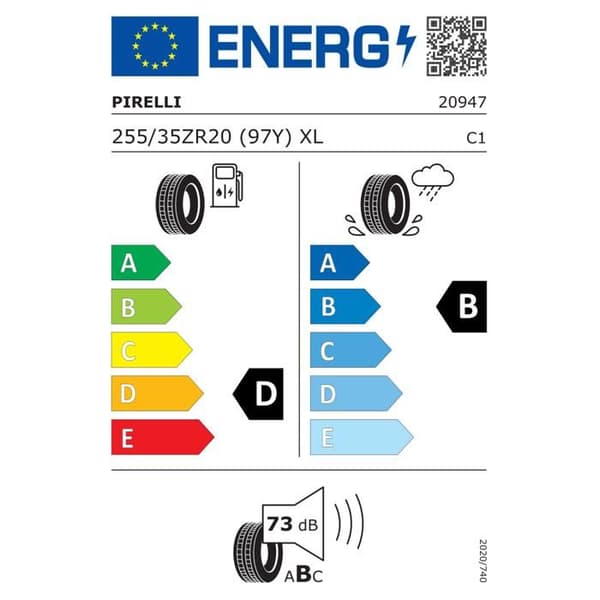 PIRELLI 255-35R20 97Y XL P ZERO F - Sommardäck