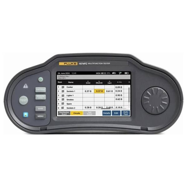 Fluke 1674FC SCH Installationsprovare