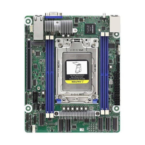 Mini ITX moderkort - ASRock Rack - ROMED4ID-2T - Sockel SP3 - AMD EPYC - PCIe 4.0