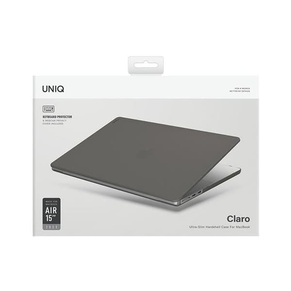 Fodral för MacBook Air 15" UNIQ Claro Transparent Grå