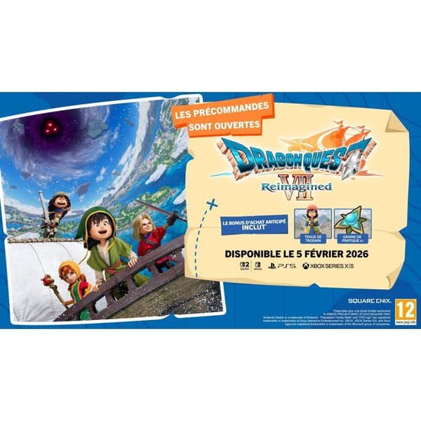 Dragon Quest VII Återuppfunnen - PS5 Spel