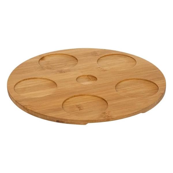 Servis Aperitif 7 Delar "Vit Blomster" 28cm Vit