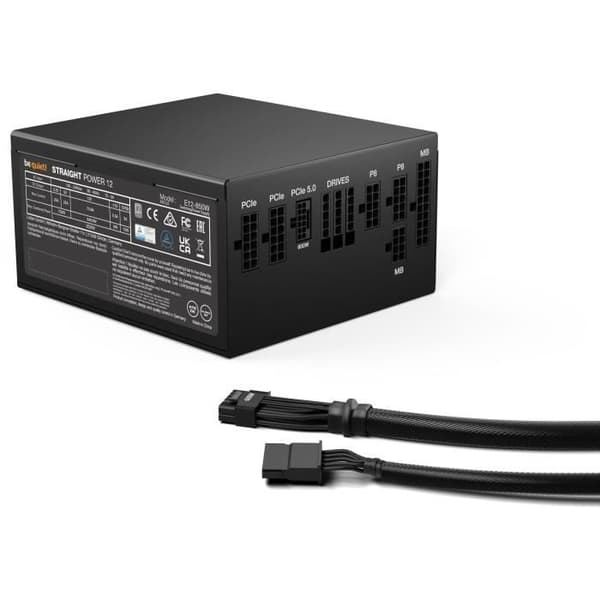 Strömförsörjning PC - BE QUIET! - Straight Power 12 Platinum - 850W - 80PLUS Platinum - Modulär