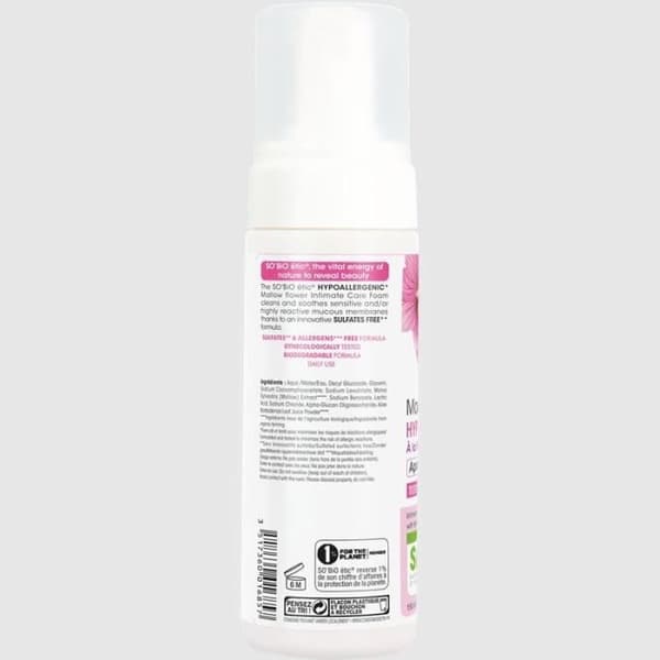 SO'BiO ETIC Intim mousse med Mauve blomma - 150 ml