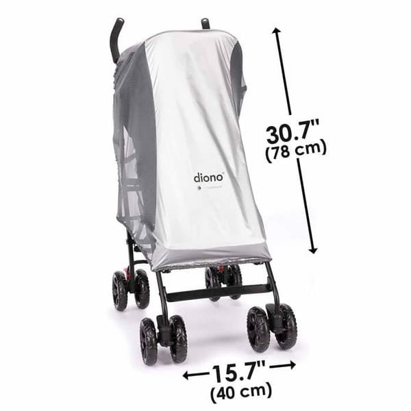 Myggnät och solskydd för barnvagn