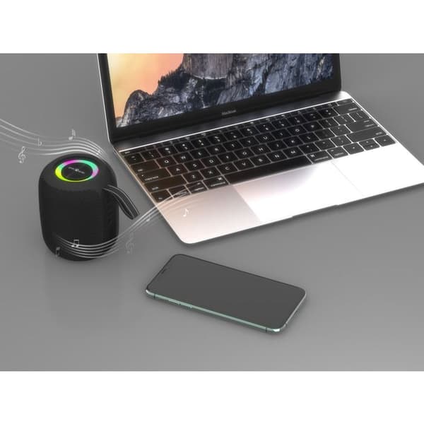 Trådlös Bluetooth-högtalare - Gembird - LED RGB - Handsfree-samtal - Batteritid 4h