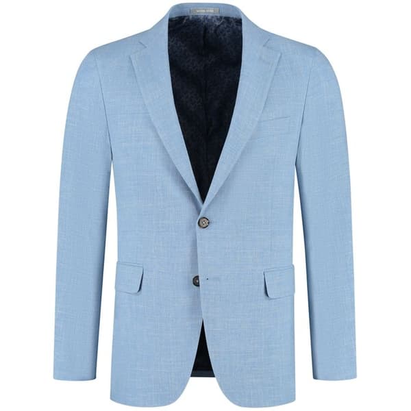 Blazer Michael Kors Linneblandning - ljusblå