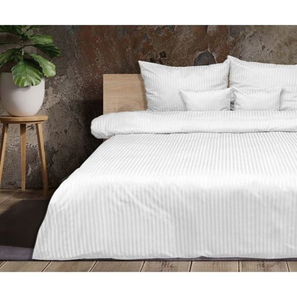 Örngott - MULTITEX - 40x40 cm - Damask - Randigt 1 cm - Tvättbart