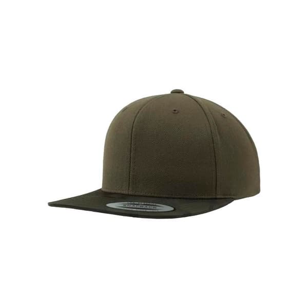 Snapback-keps - Flexfit - CAMO VISOR - Grön kamouflage - One size - Vår/Sommar
