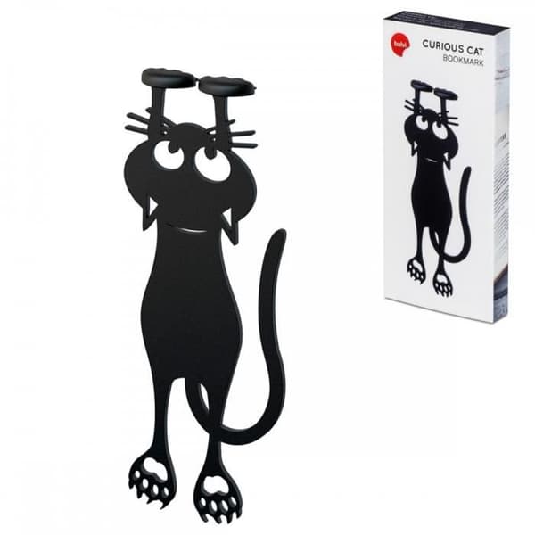 Nyfiken kattbokmärke