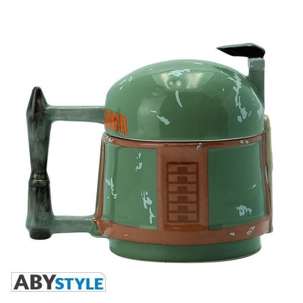 Mugg 3D - P.Derive - Boba Fett - 300ml - Grön - Rund